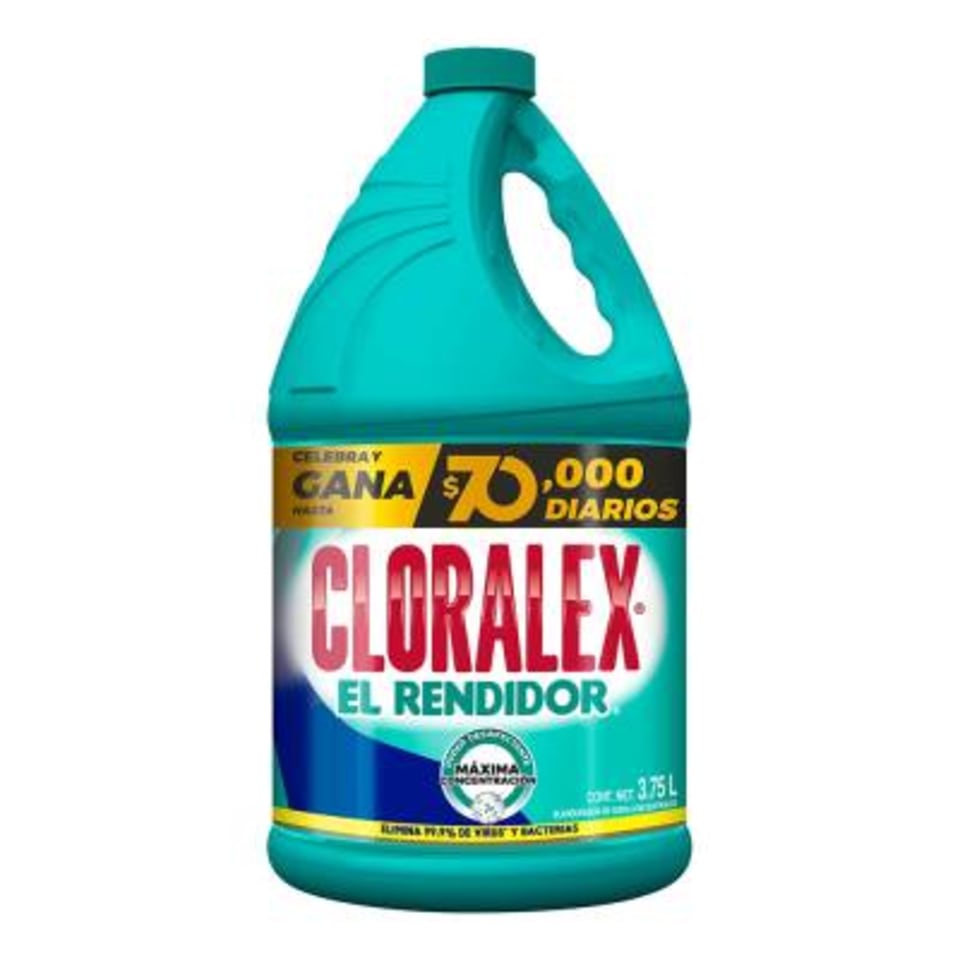 Blanqueador Cloralex El Rendidor 3.75 l