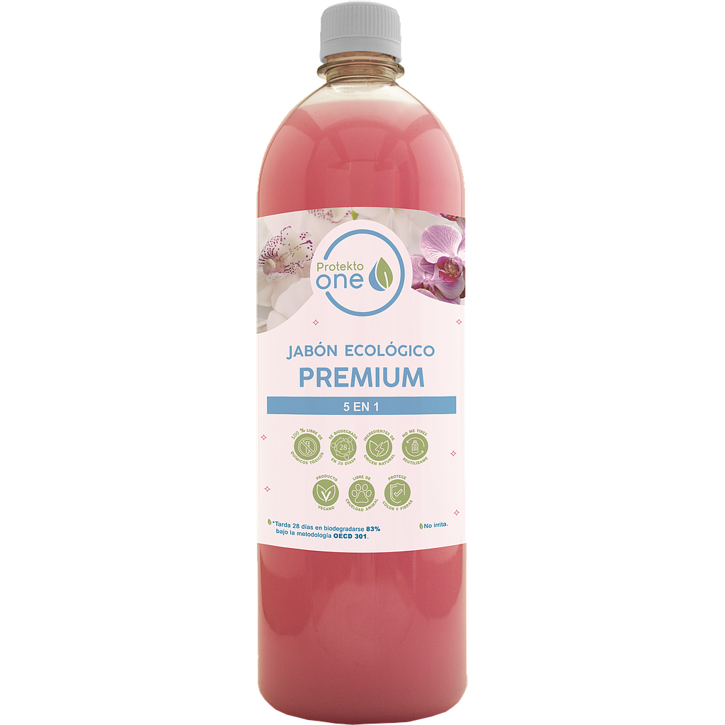 Jabón Ecológico Premium (5 en 1) 1L/ROPA PREMIUM