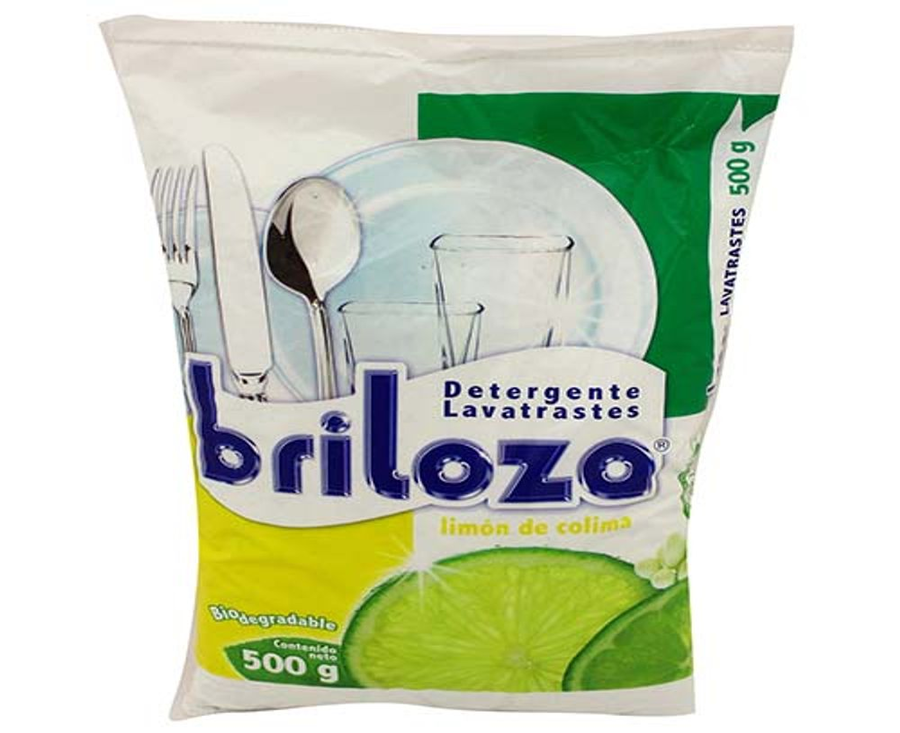 Detergente lavatrastes briloza limon 500 gr