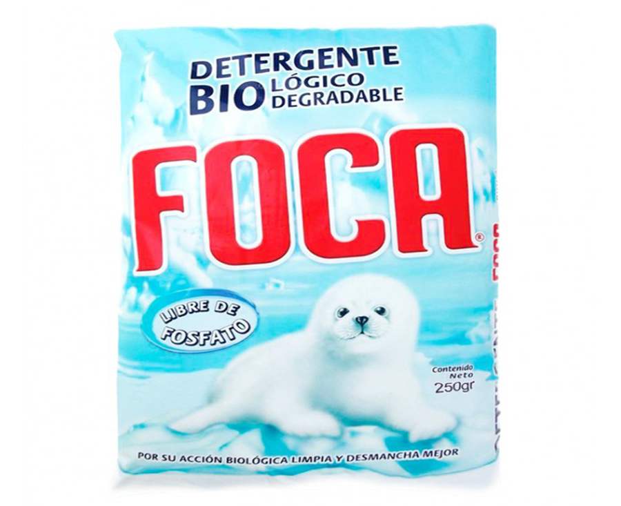 Detergente en polvo FOCA de 250gr