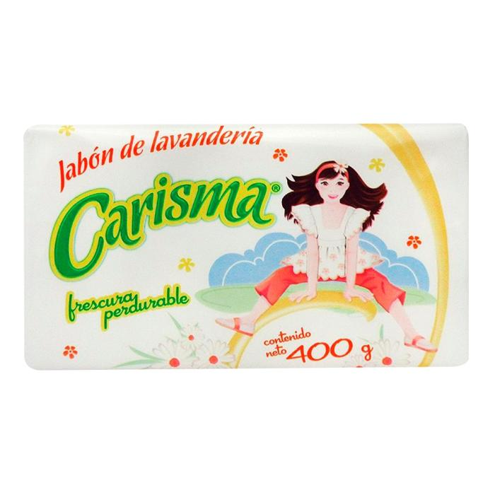 Jabón de lavandería Carisma en barra frescura perdurable 400 g