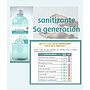 Gel antiviral de 5ta generación botella de 1ltr elimina el 99.99% de virus, bacterias y hongos